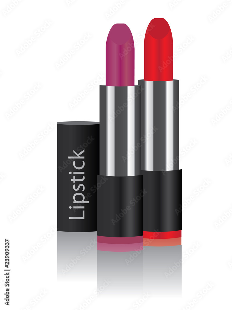 Obraz premium Double lipstick vector