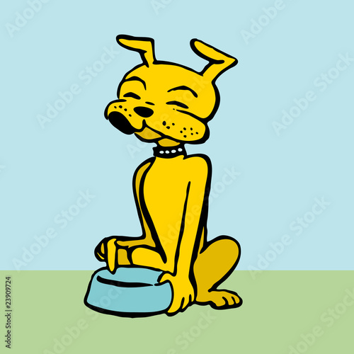 Dog vector illustration cartoon