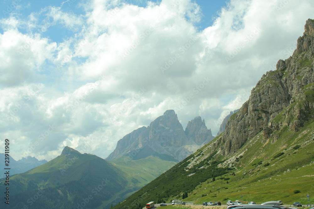 From Sella pass.....