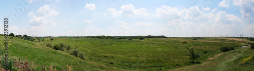 Ukrainian wildlife preservation  panorama