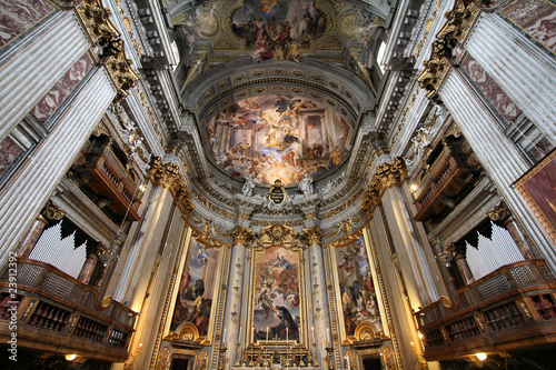 Fotografering Rome church of Saint Ignatius Loyola