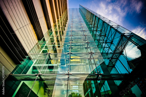 Modern corporate building