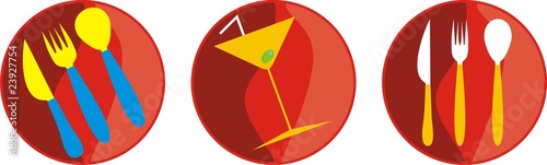 Imagen vector sobre gastronomia