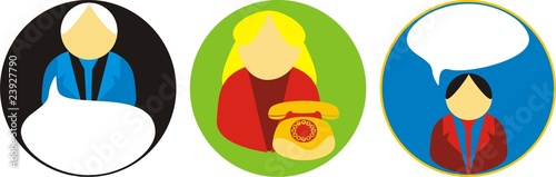 Imagen vector sobre comunicacion
