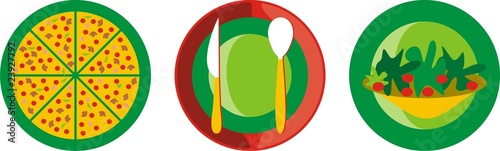 Imagen vector sobre gastronomia