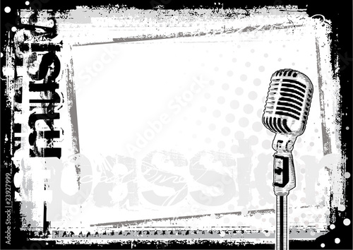 microphone horizontal background
