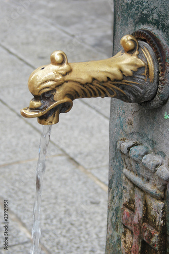 Water Fountain In Milano