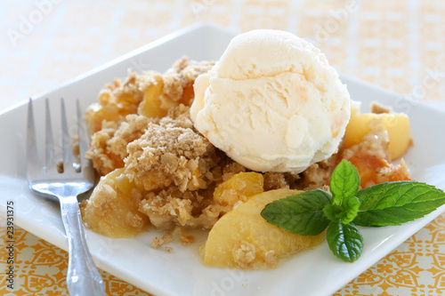 Obraz na plátne Peach Crisp