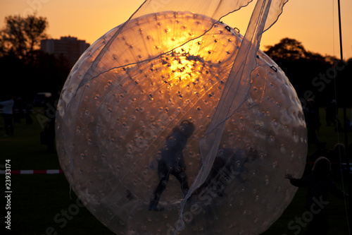 Zorbing photo