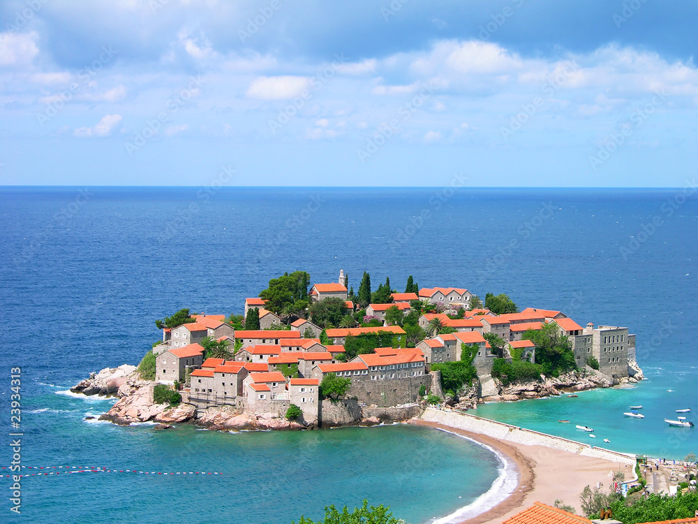 Sveti Stefan island, Montenegro