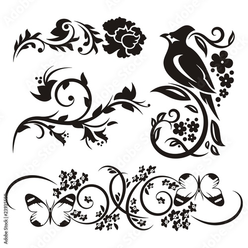 Chinese Floral Ornaments