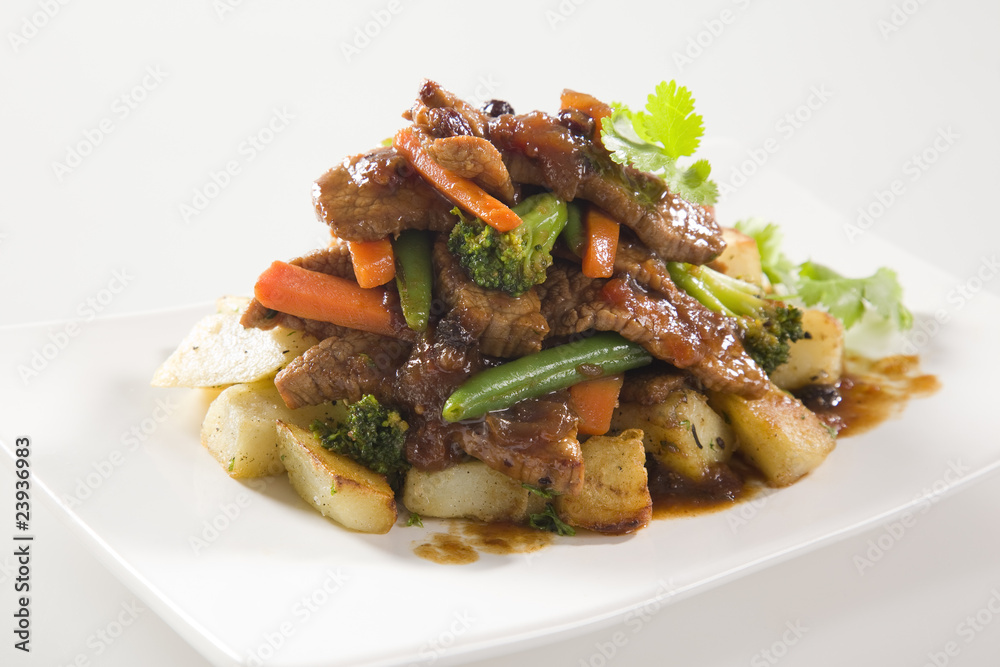 Beef Stir Fry with potatoes Beef Stir Fry with potatoes