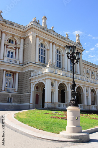 facade of ancient building