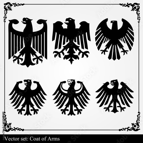 Eagle coat of arms heraldic
