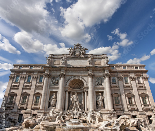 The Trevi fountain