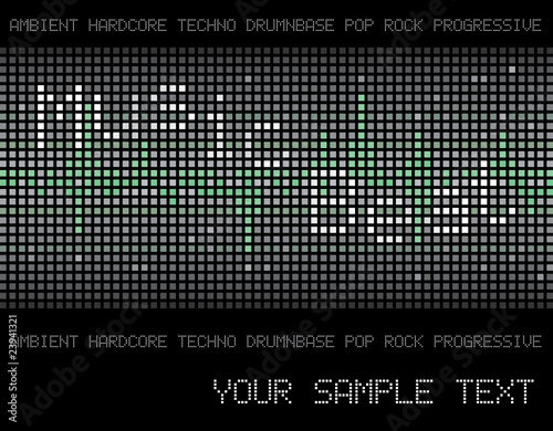 Abstract music background