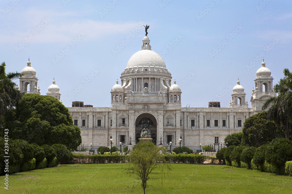 Close up front shot of Victoria Memorial - Kolkata