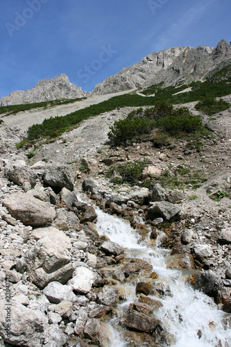 Tirol - landscape with mountain stream