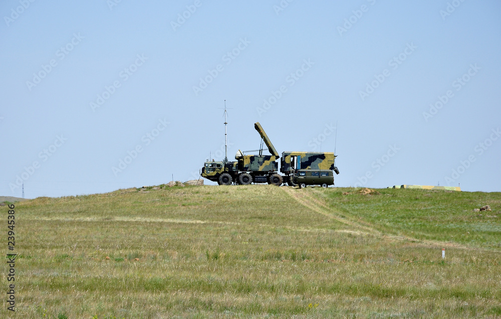 Fototapeta premium Kazakhstan military equipment