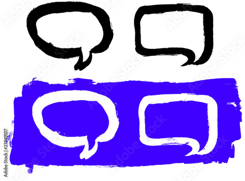 speech bubbles