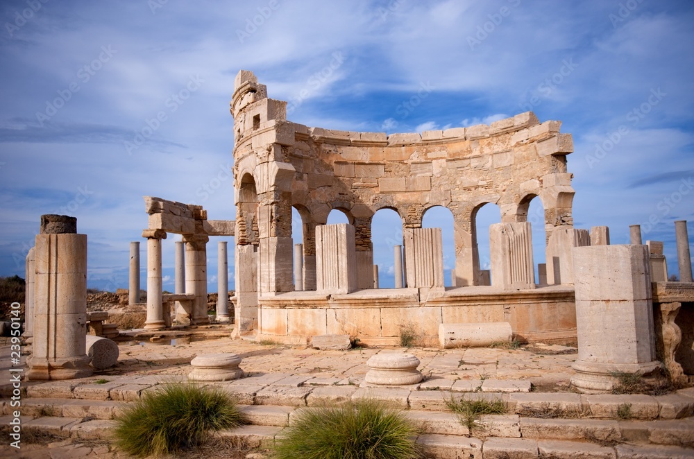 Naklejka premium Leptis Magna near Al Khums, Libya