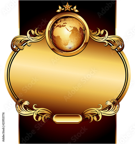 world with ornate