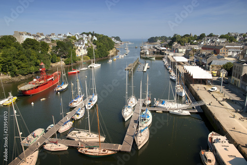 douarnenez le port rhu en bretagne photo