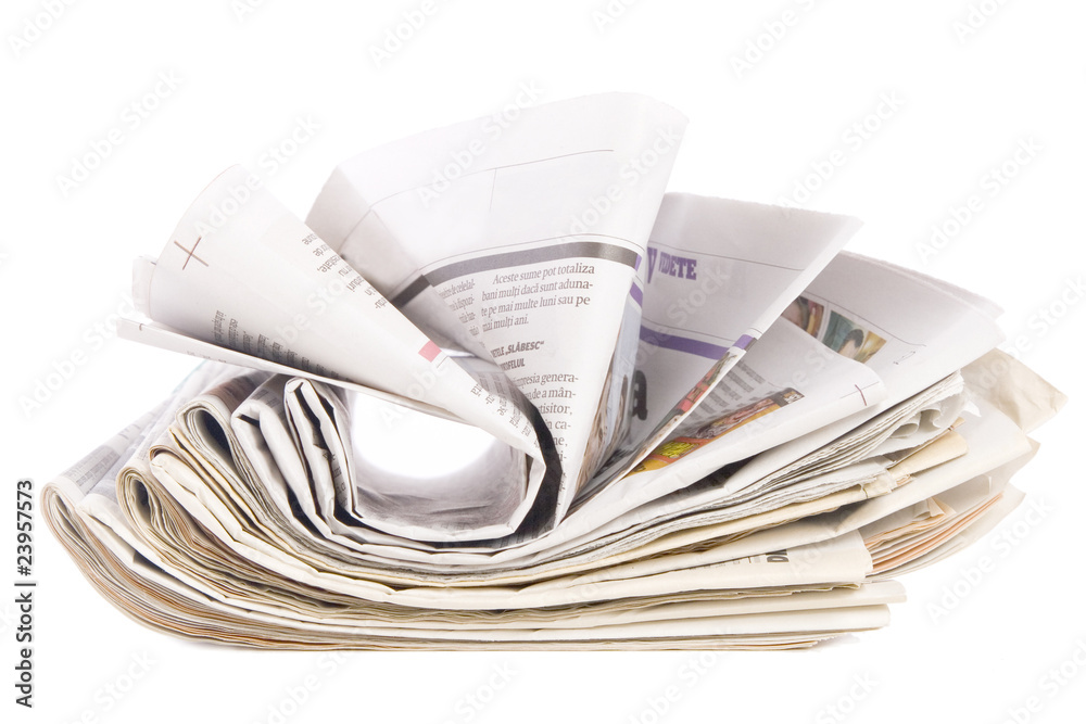 newspaper stack, information concept newspaper stack, information concept