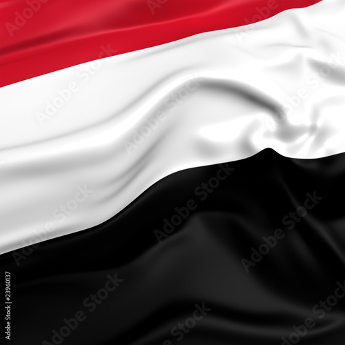 Yemen flag picture © VectorShots