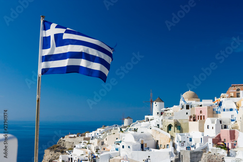 Greek Flag photo