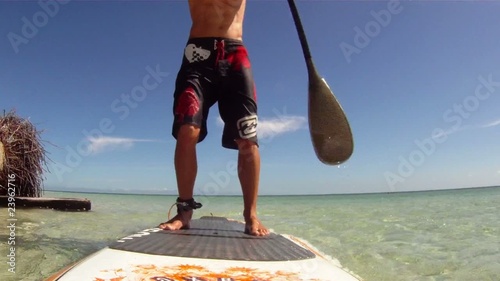 Balade  en stand up paddle.