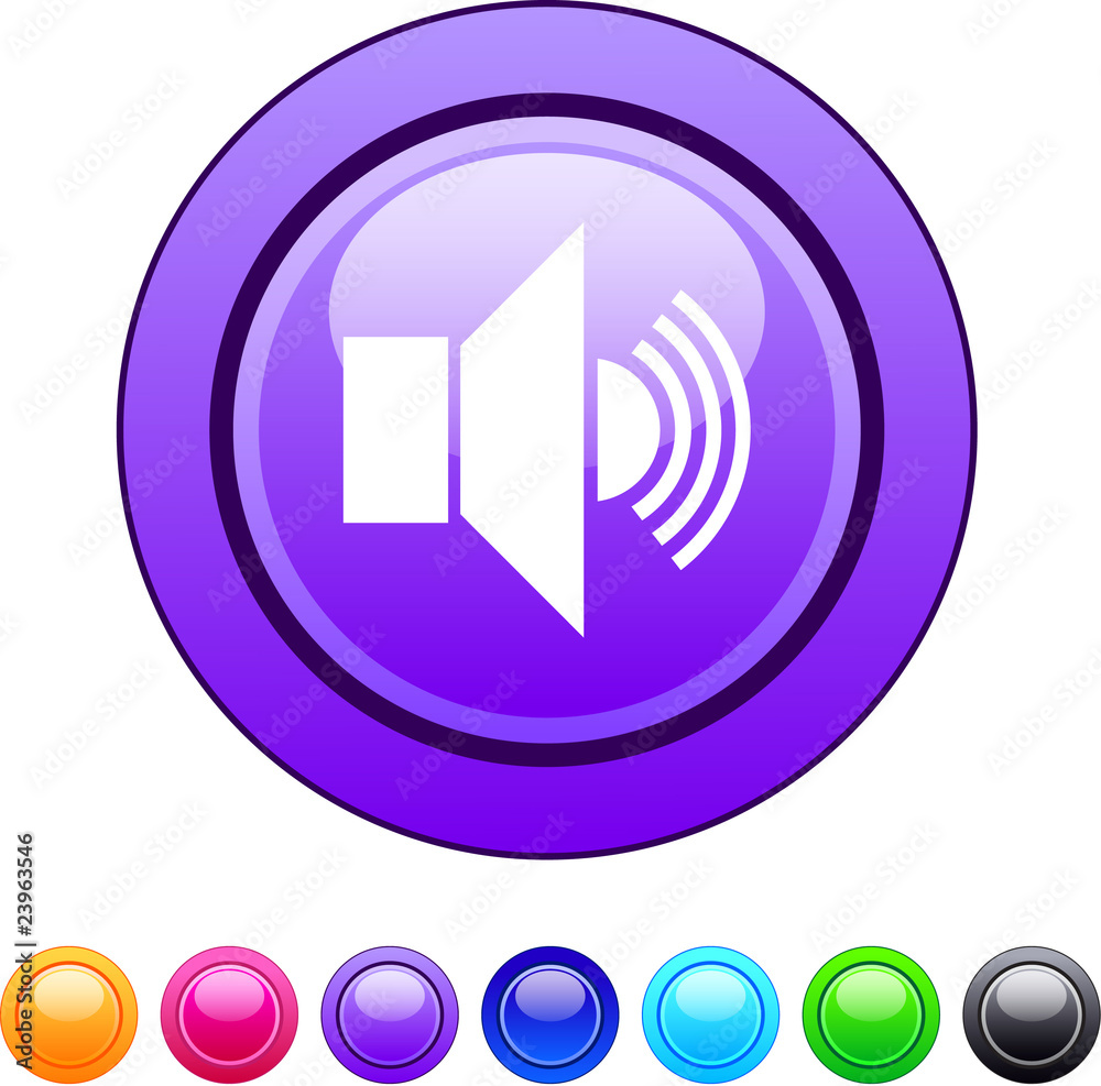 Sound circle button. Sound circle button.