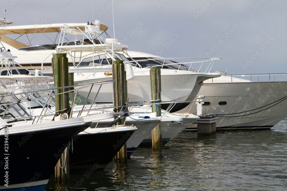 Fototapeta premium Docked Yachts