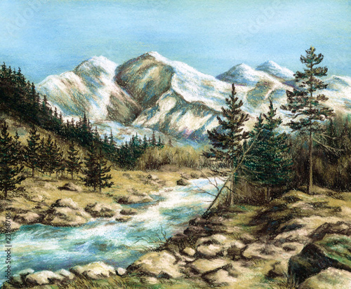 The Altay landscape, Russia