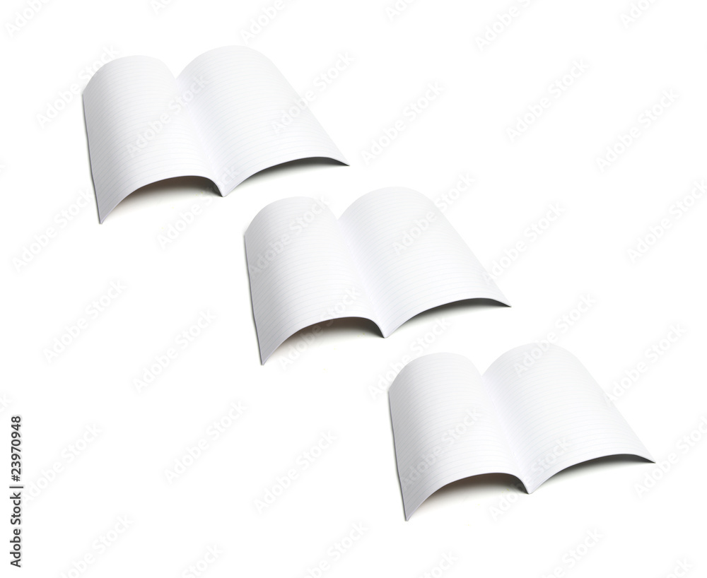 Fototapeta premium Exercise Books