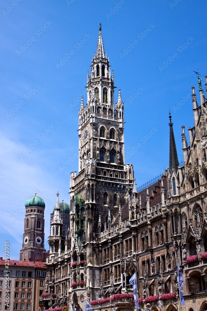 Fototapeta premium City hall in Munich, Germany
