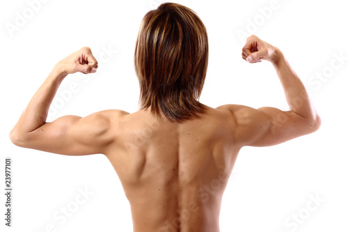 double biceps from behind
