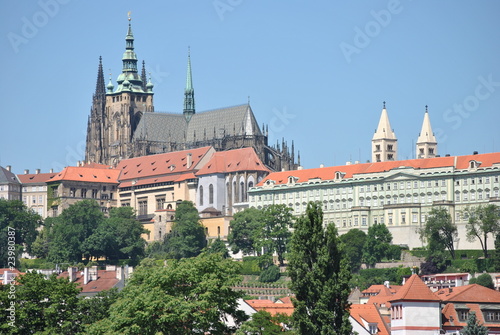 Prague castle and Saint Vitus cathedral