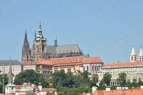 Prague castel and Saint Vitus cathedral