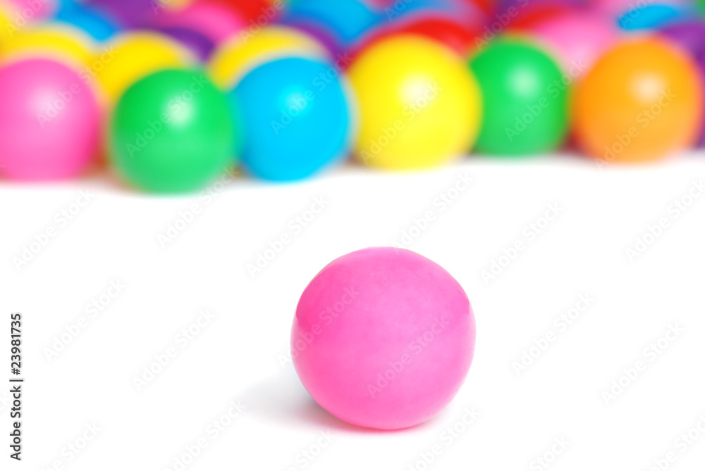 pink gum ball