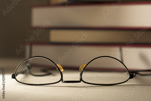 Glasses with Books