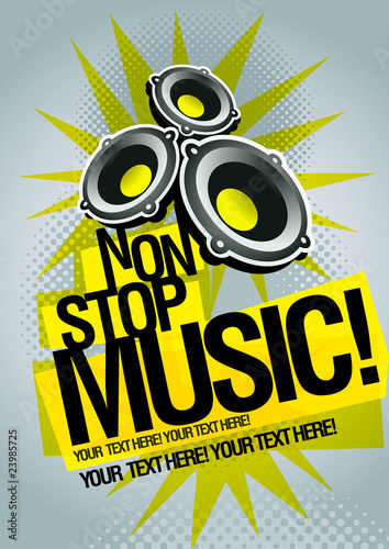 Music poster template #23985725