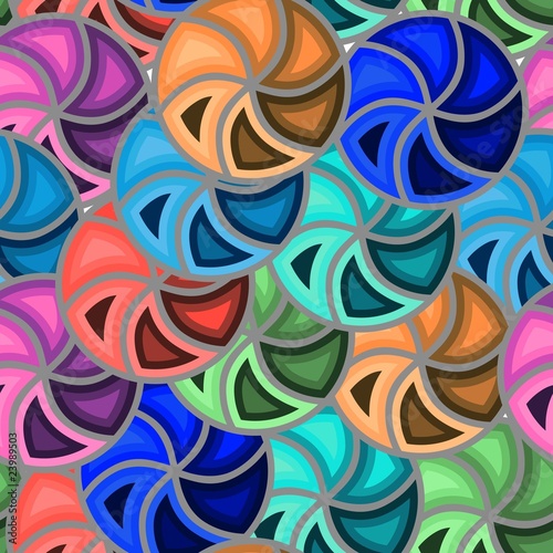 Seamless vivid swirl pattern