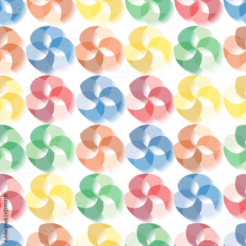 Seamless vivid swirl pattern