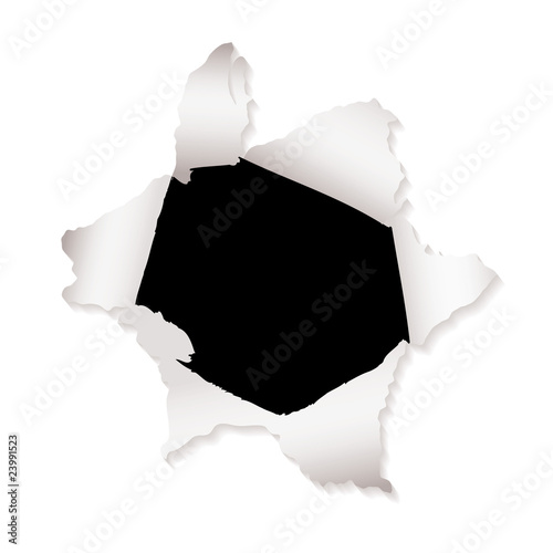 paper hole explode