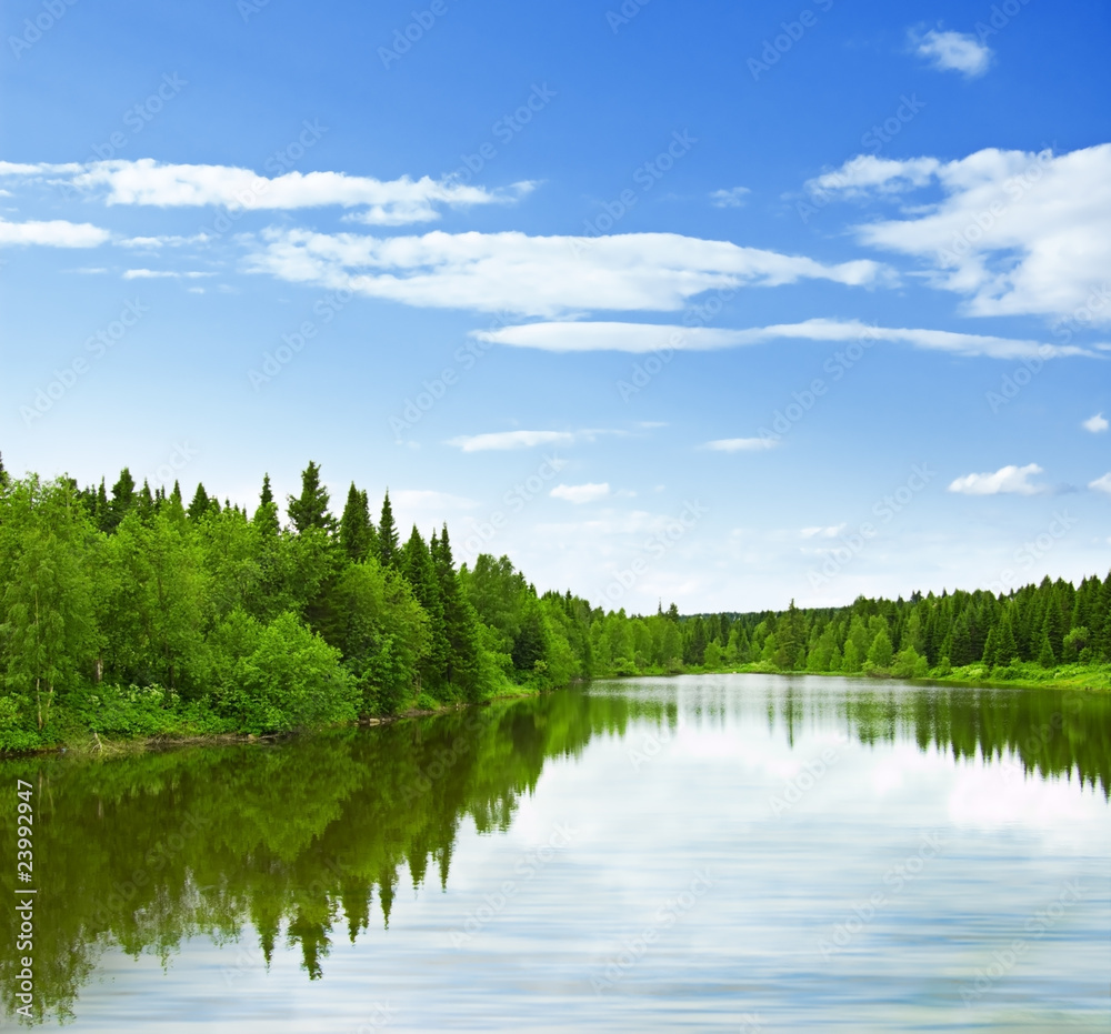 Fototapeta premium lake