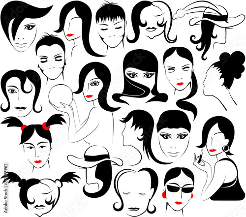 feminine face
