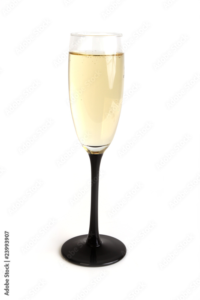 Glass with champagne Glass with champagne