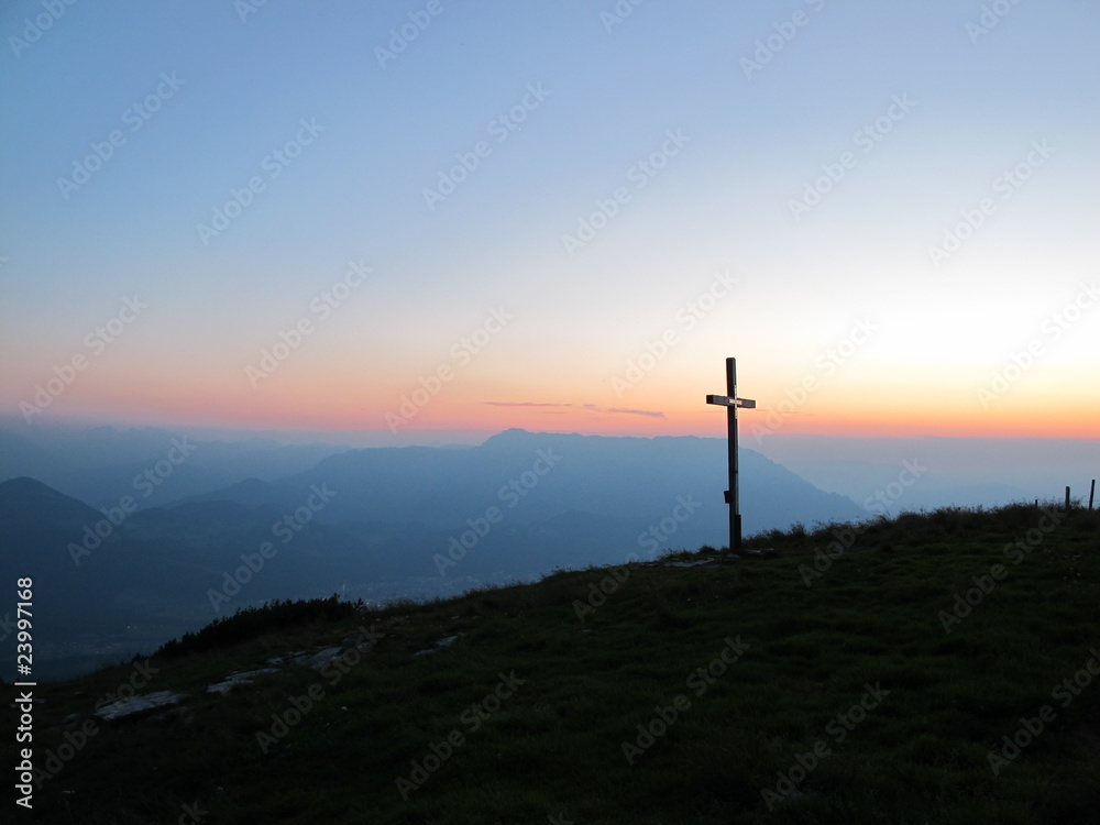 Obraz premium gipfelkreuz