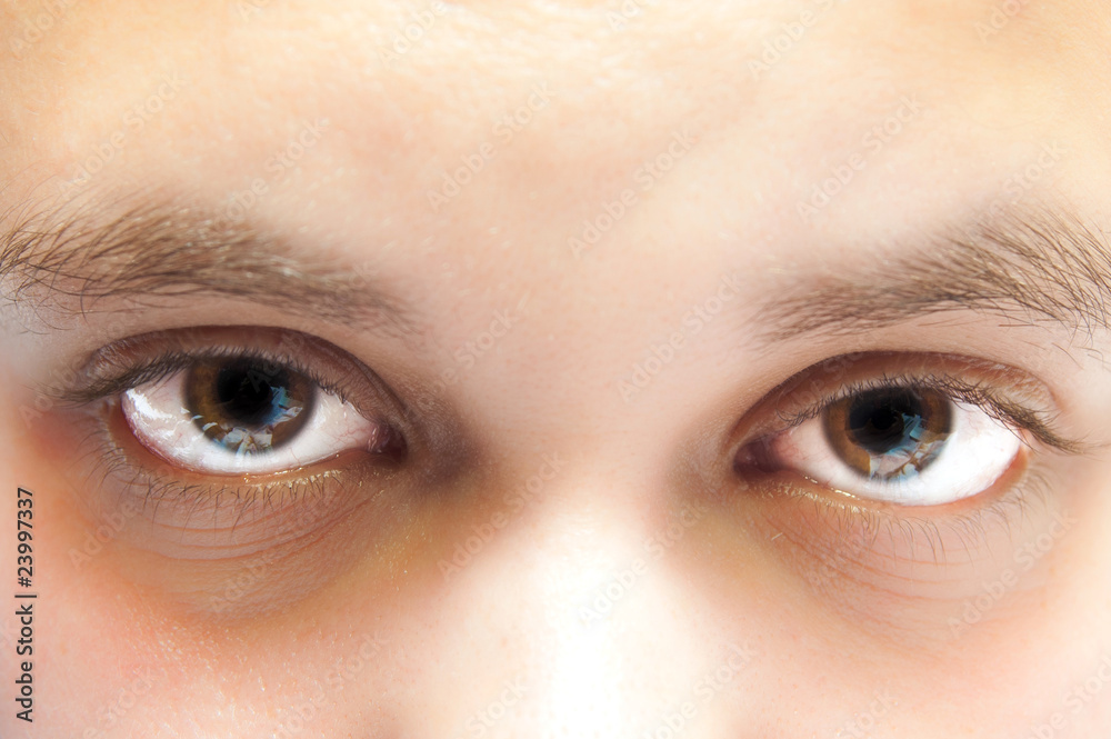 Obraz premium Girl eye closeup